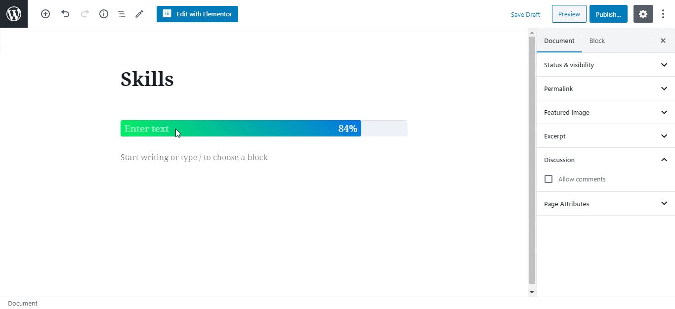 EB Progress Bar