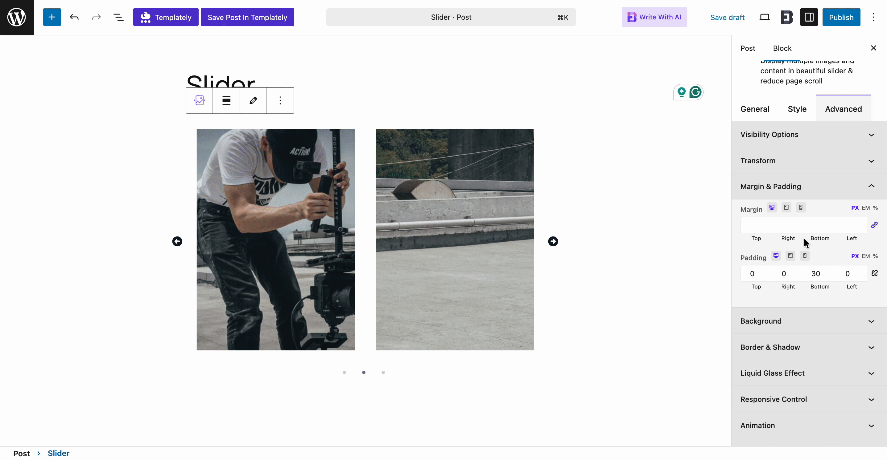 EB Slider 6 EB Slider Advanced