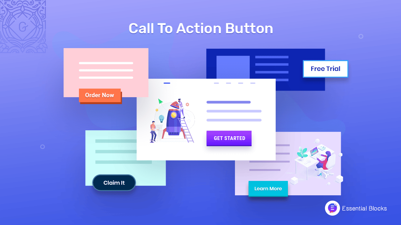 Значок Call to Action. Not Active button. Сделать колл