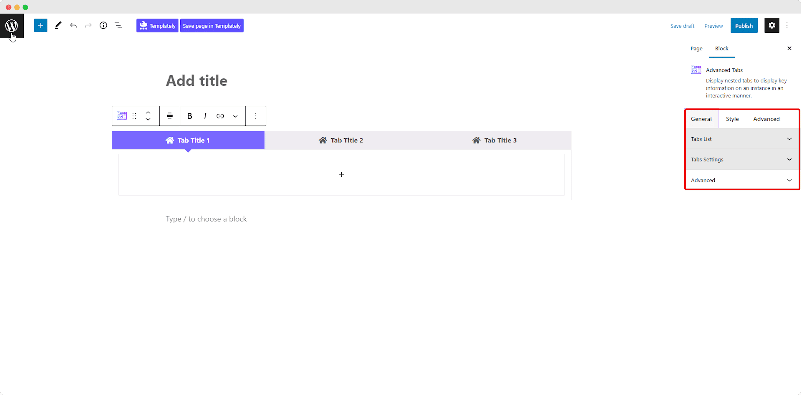 EB Advanced Tabs