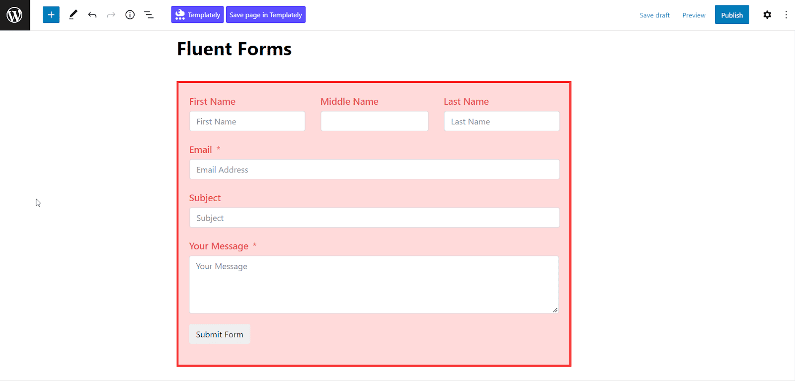 EB Fluent Forms