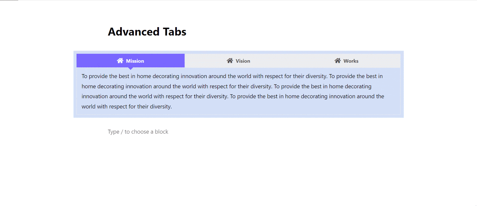 EB Advanced Tabs