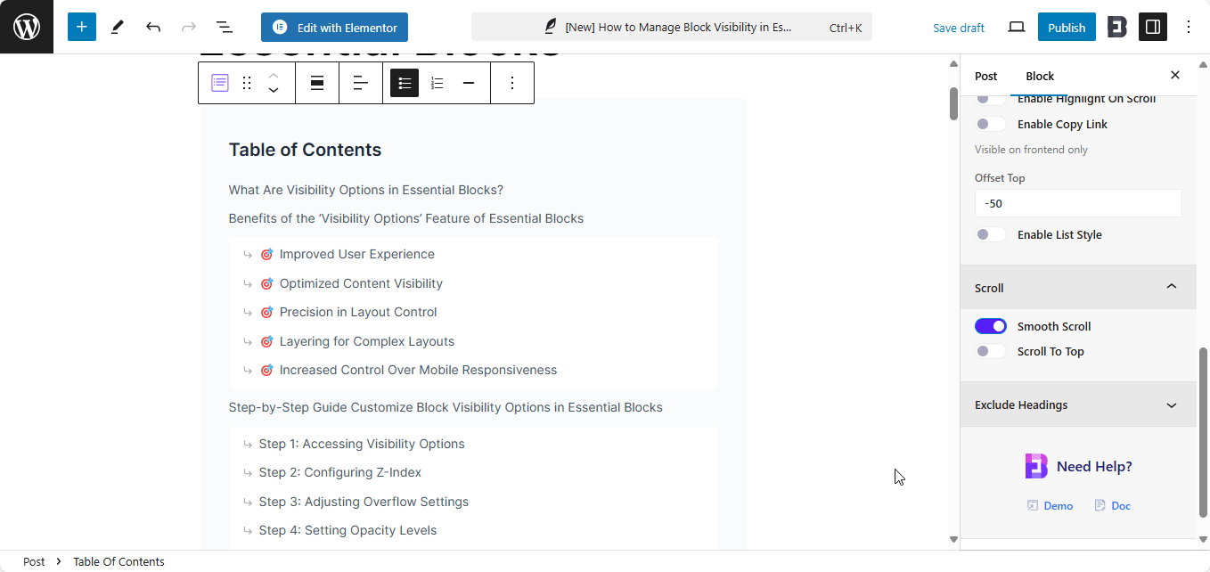 EB Table Of Contents 