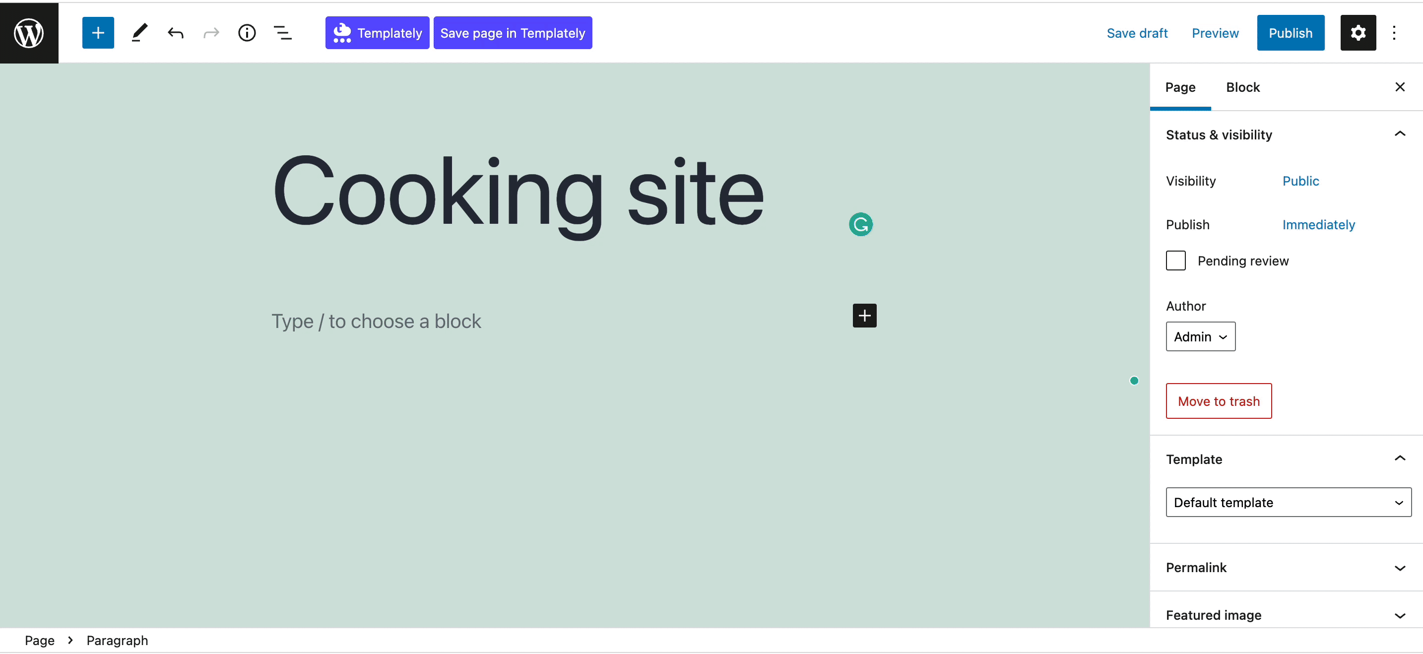 cooking website