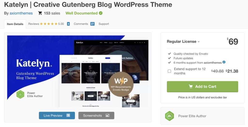 WordPress blog and magazine