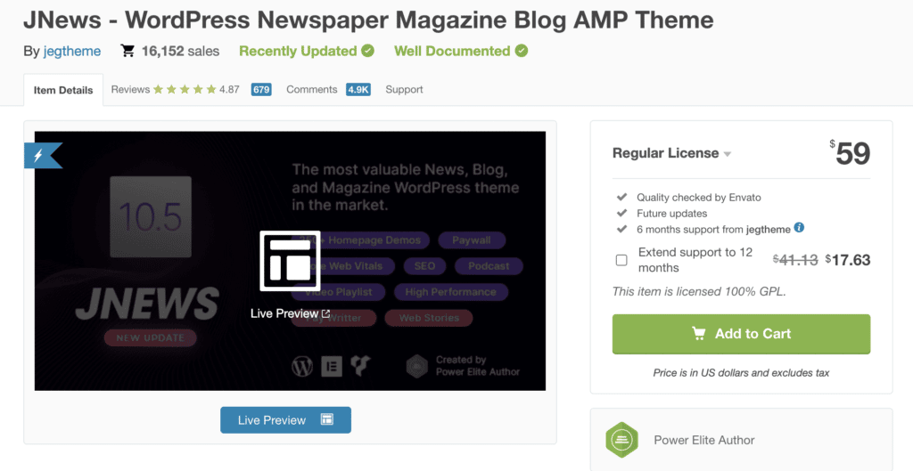 WordPress blog and magazine