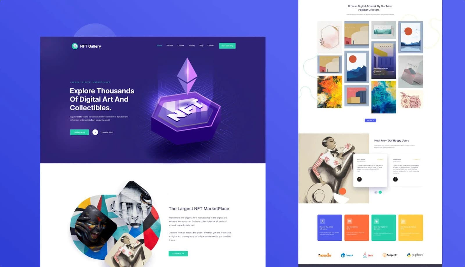 NFT Website Template