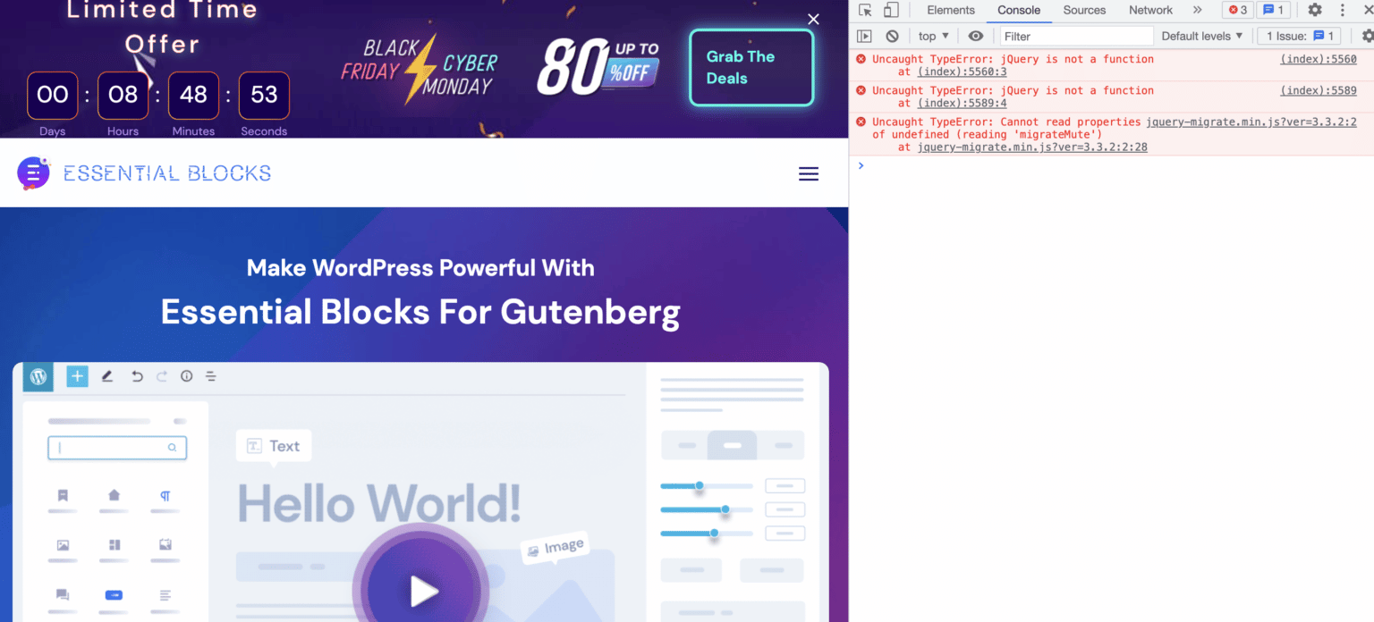 How To Fix 'WordPress Block Editor Not Working'? Essential Blocks