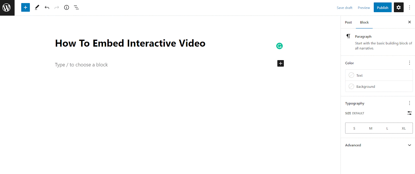 embed interactive videos