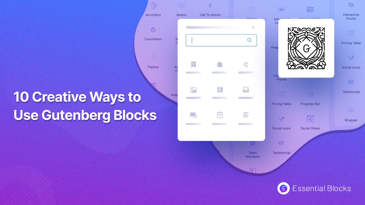 creative ways to use Gutenberg blocks