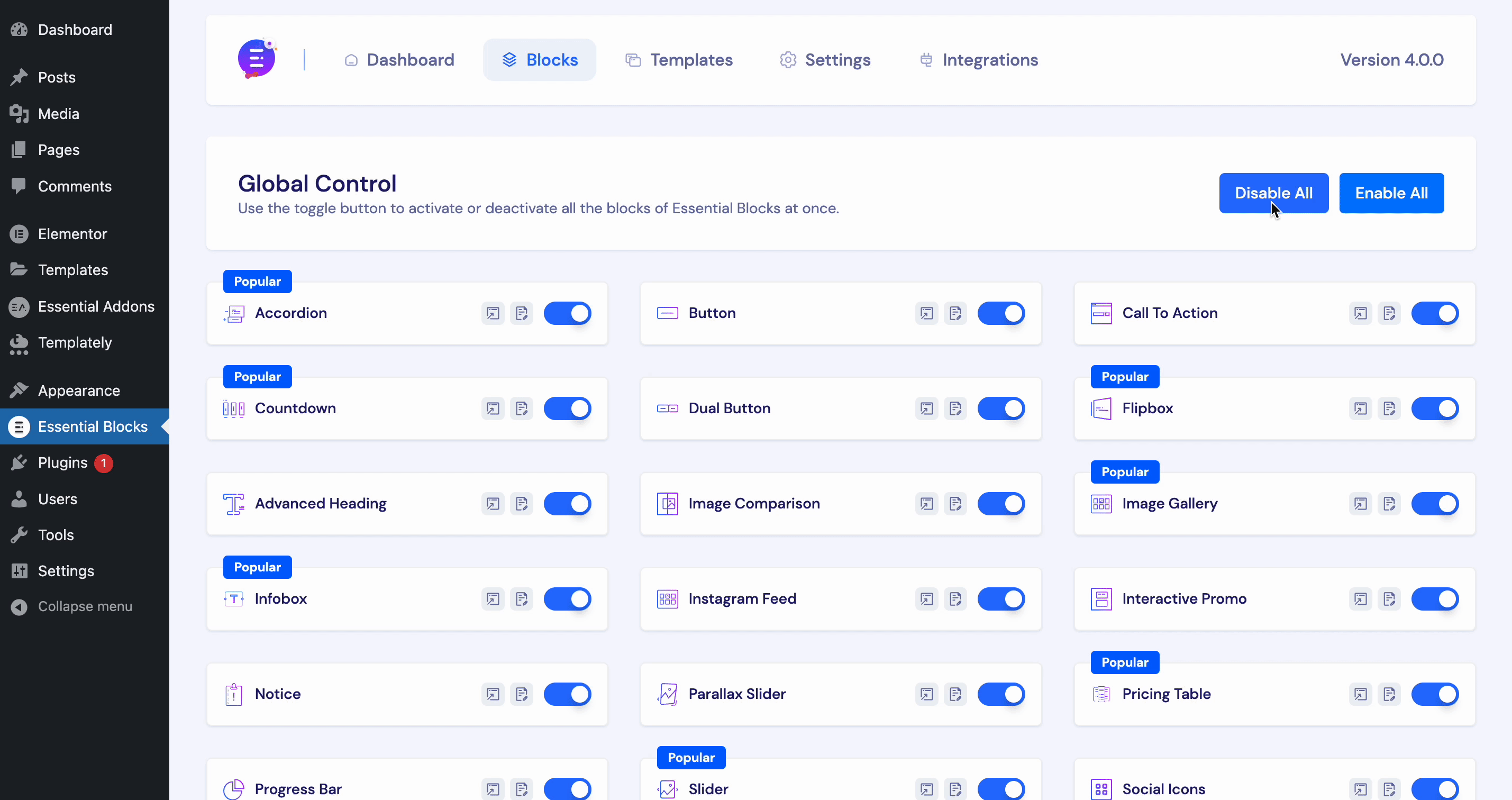 Modular Control