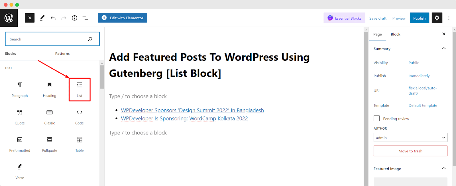 Featured Posts To WordPress