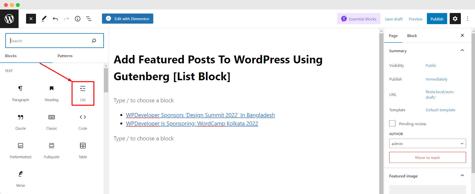 A block that can display multiple featured post images? : r/Wordpress