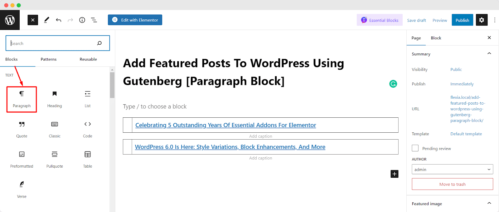 Featured Posts To WordPress