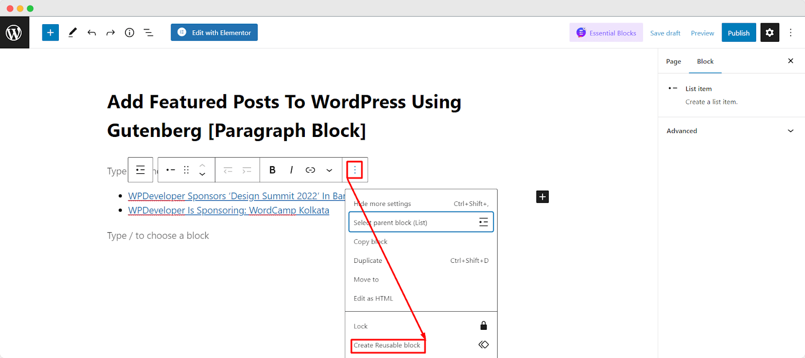 Featured Posts To WordPress