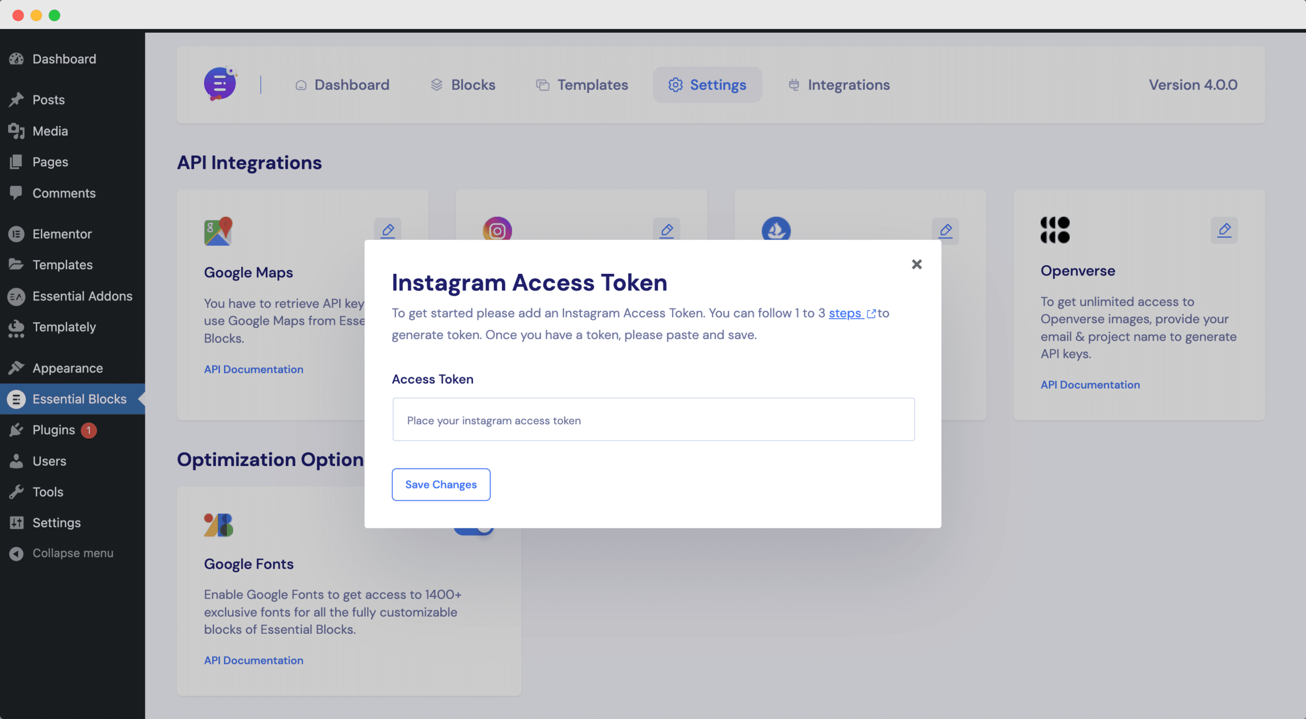 Instagram Access Token