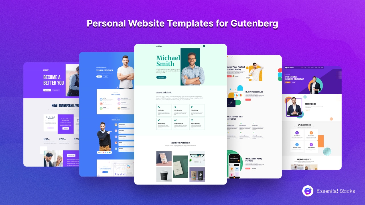 Personal Website Templates