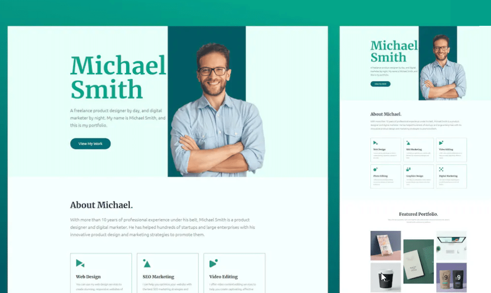 Personal Website Template