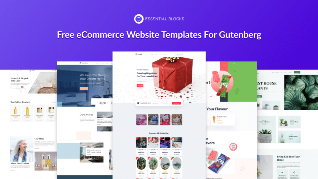 eCommerce Website Templates