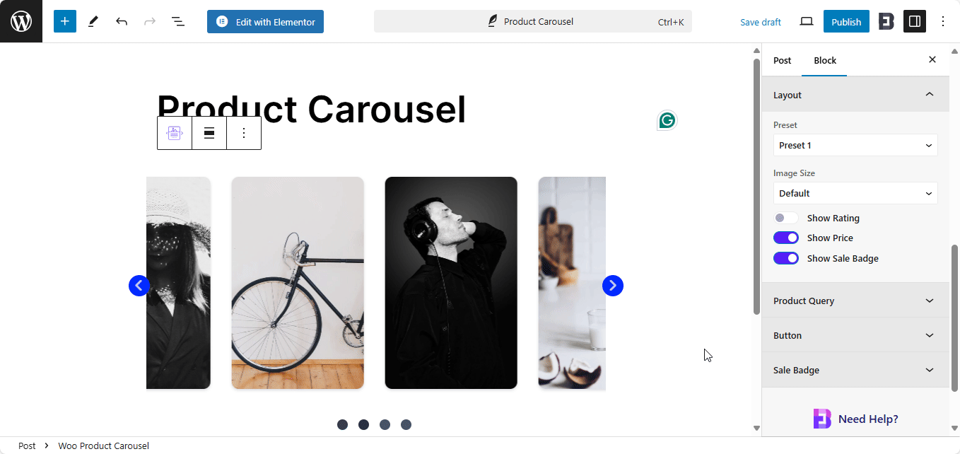 EB Woo Product Carousel