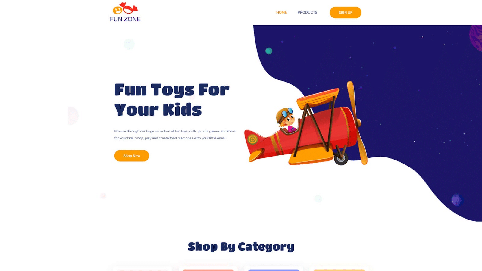 online toy store