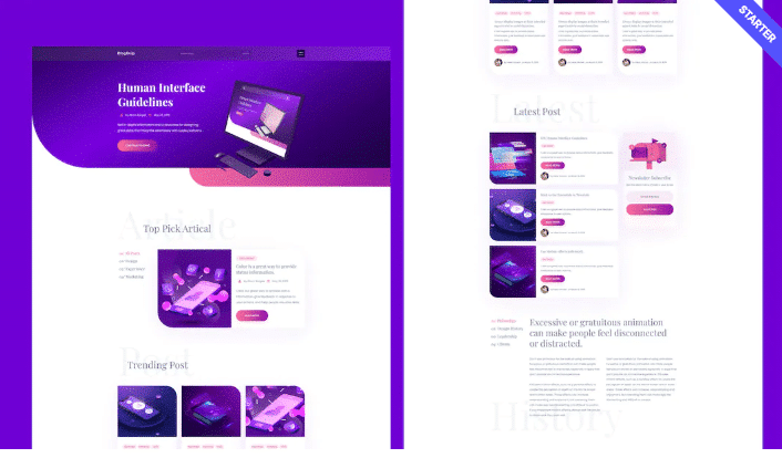 gutenberg website templates