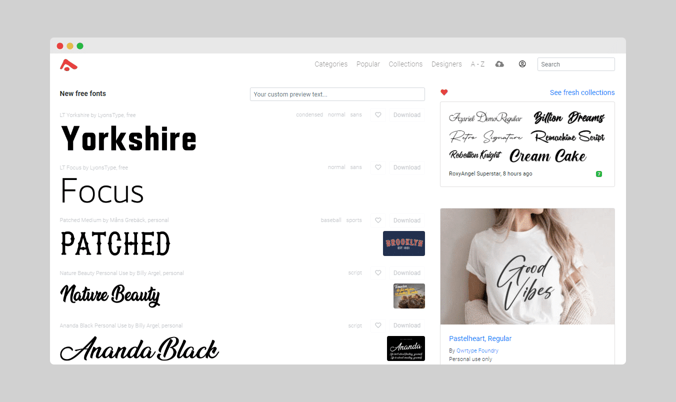 best websites for fonts
