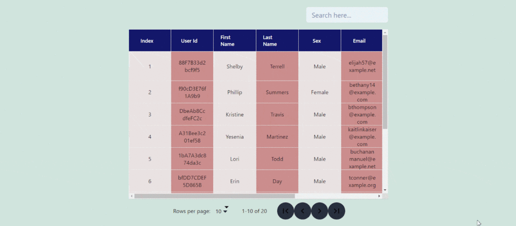 EB Data Table | Essential Blocks