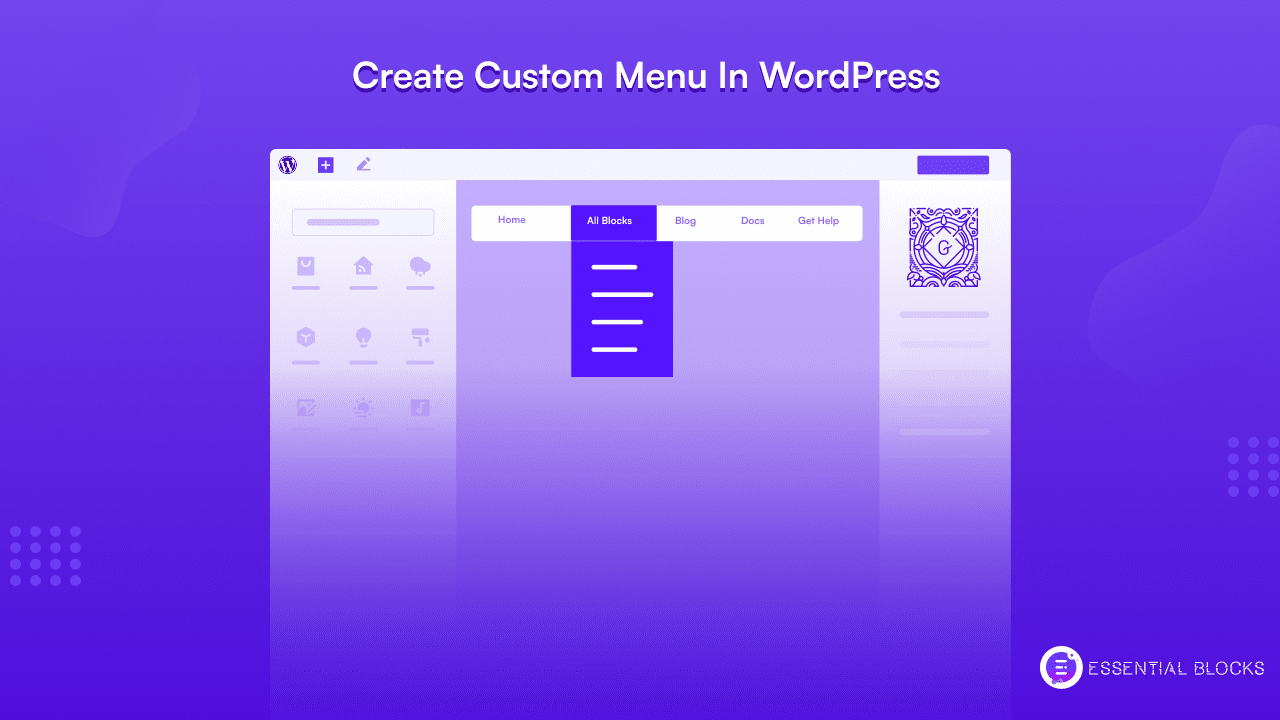 Create Custom Menu In WordPress