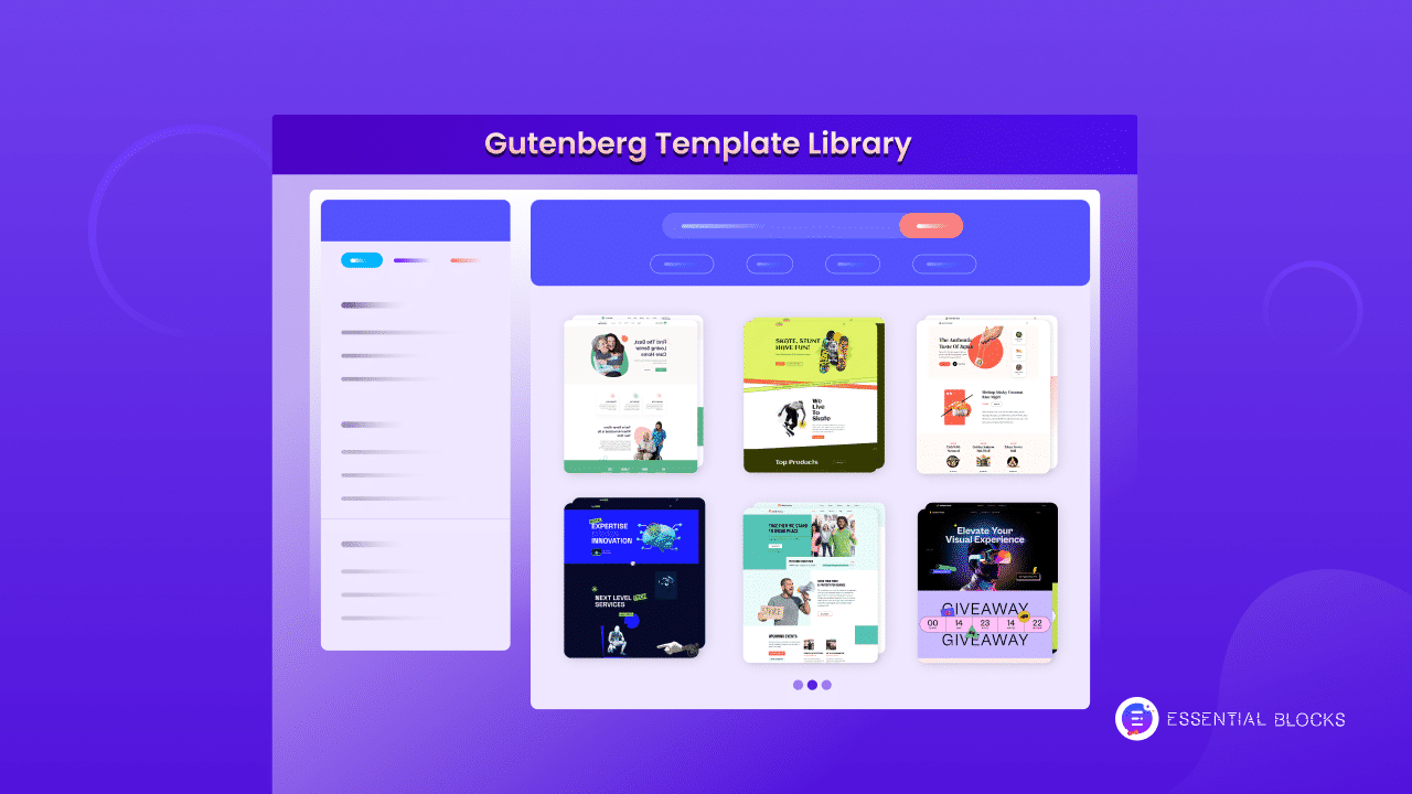 WordPress Gutenberg Template