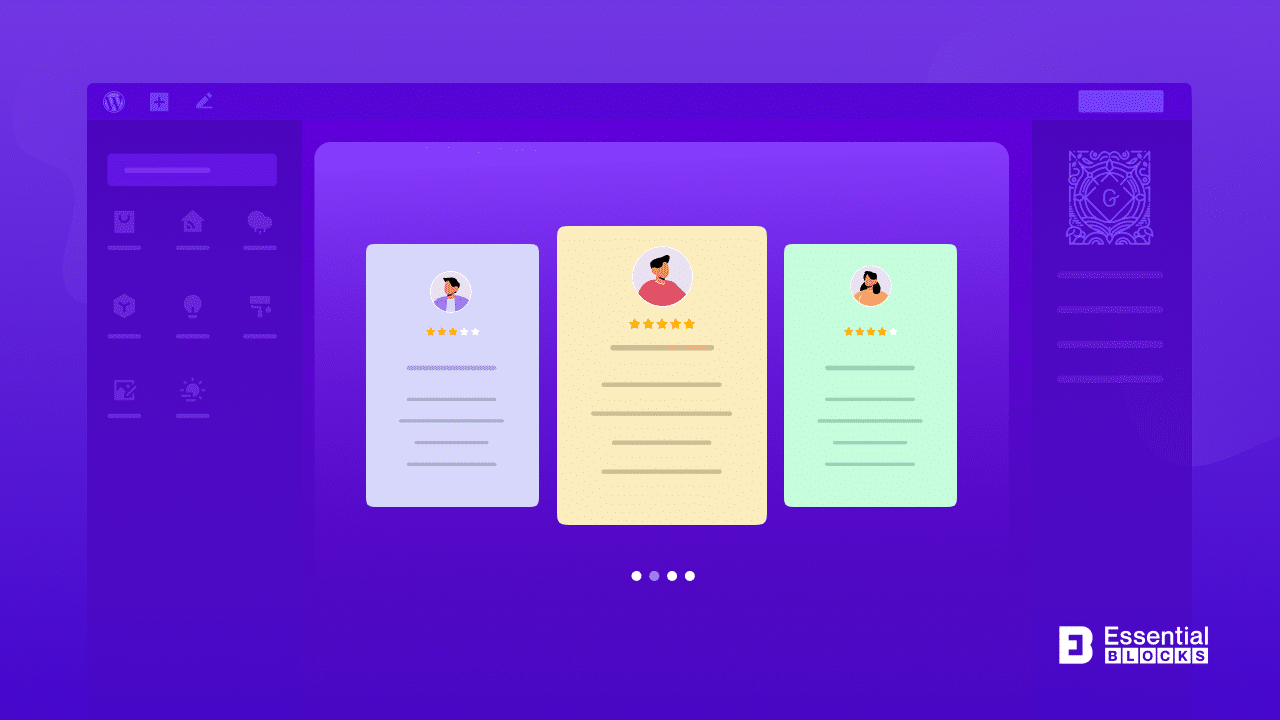 Testimonial Slider For Gutenberg