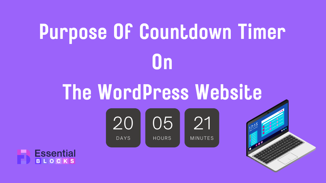 countdown timer in WordPress