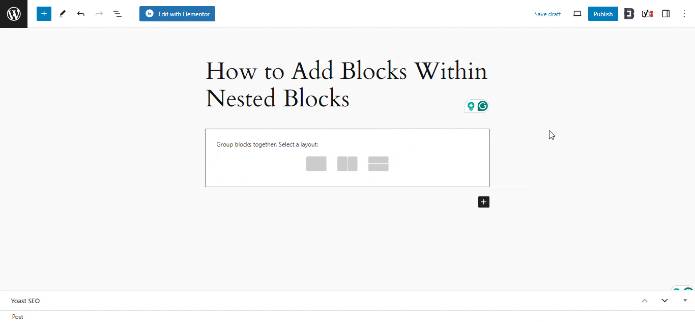 blocks within nested blocks