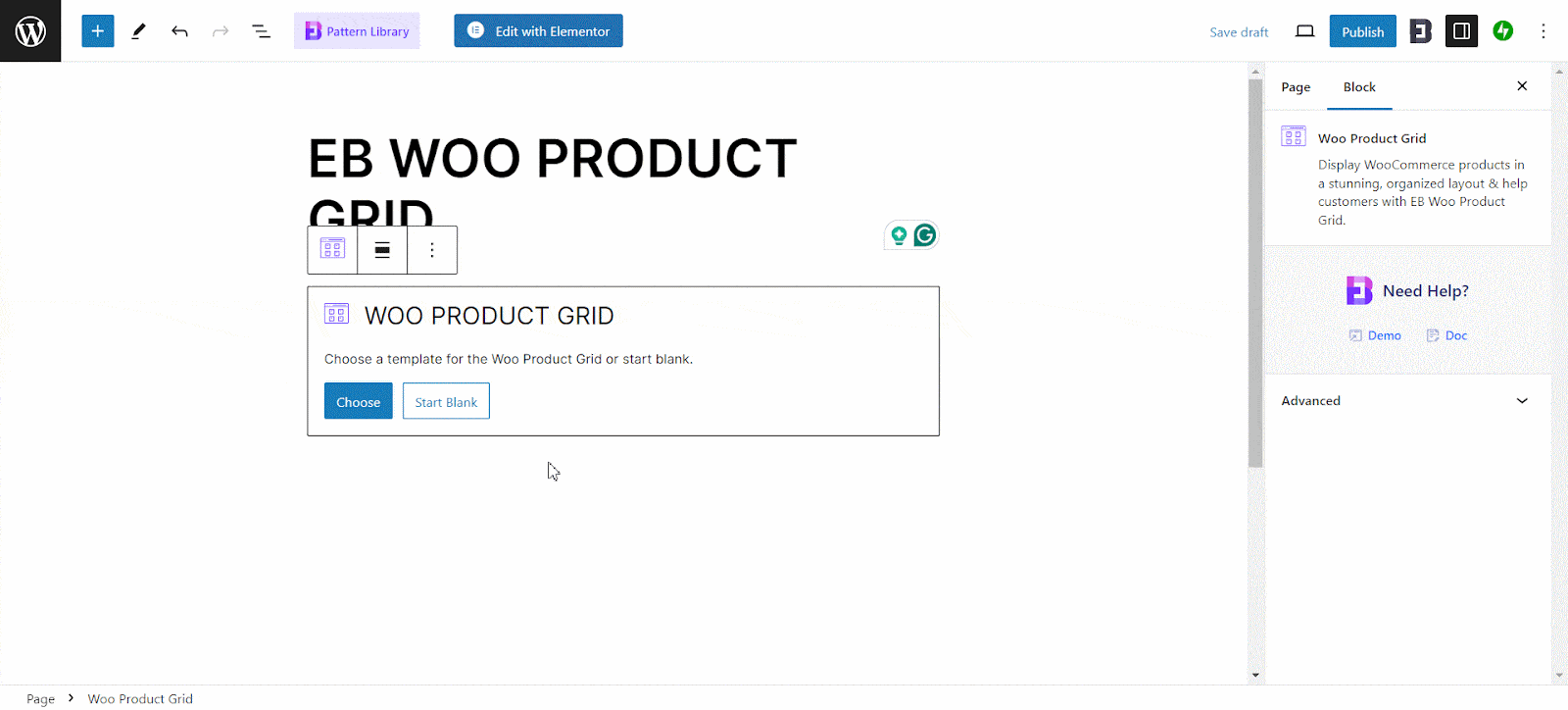 EB Woo Product Grid