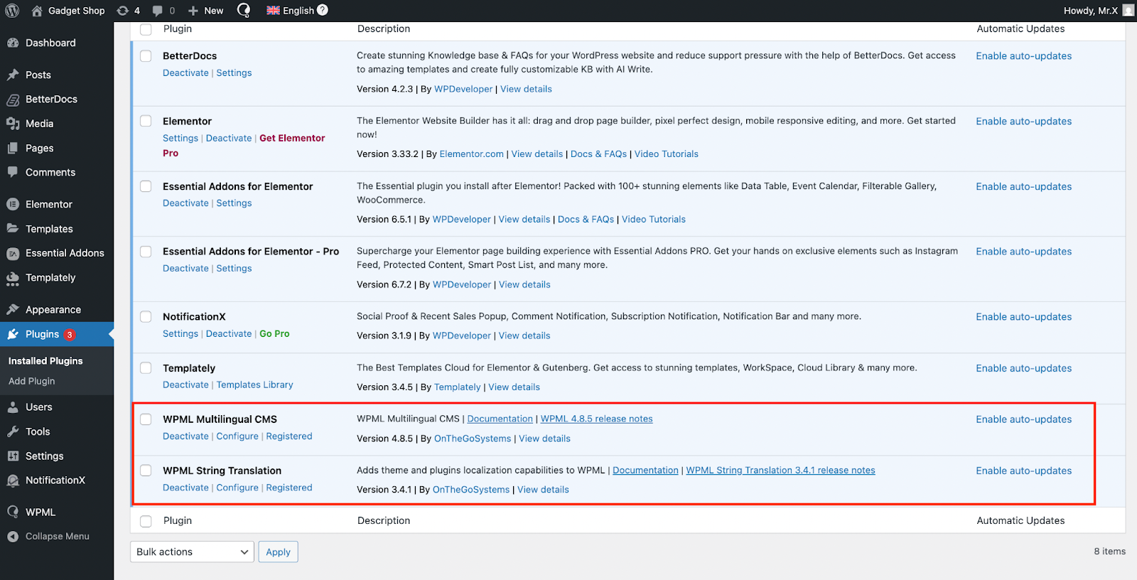 How to Translate Essential Blocks for Gutenberg Pages with WPML 1 How to Configure WPML Plugin Settings