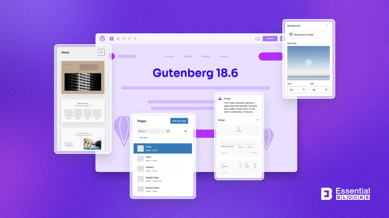 what's new in Gutenberg 18.6