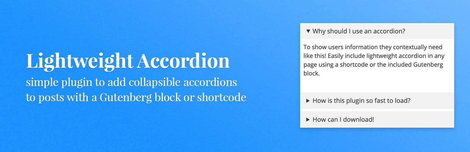 WordPress Accordion Block