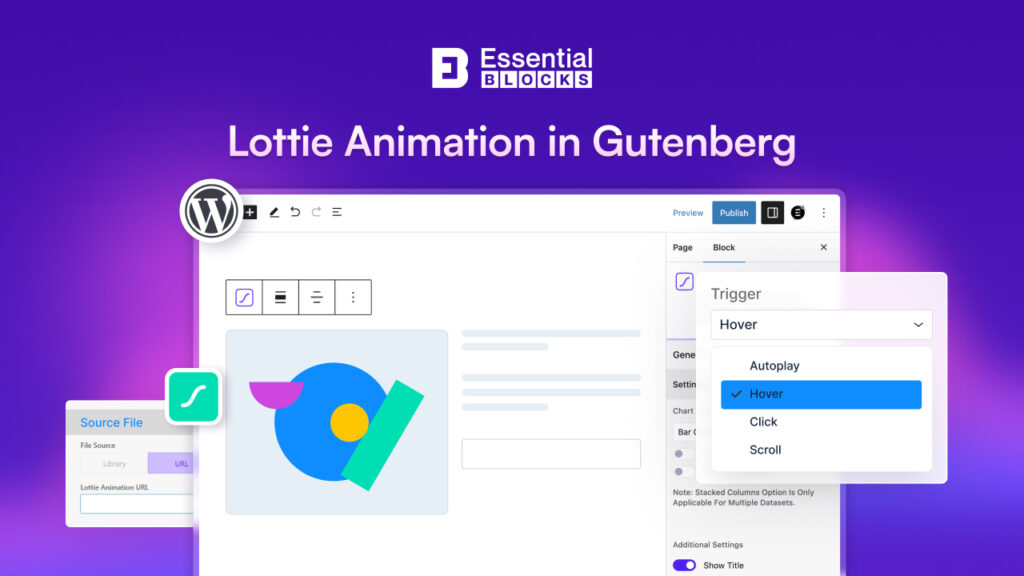 Lottie Animations in Gutenberg