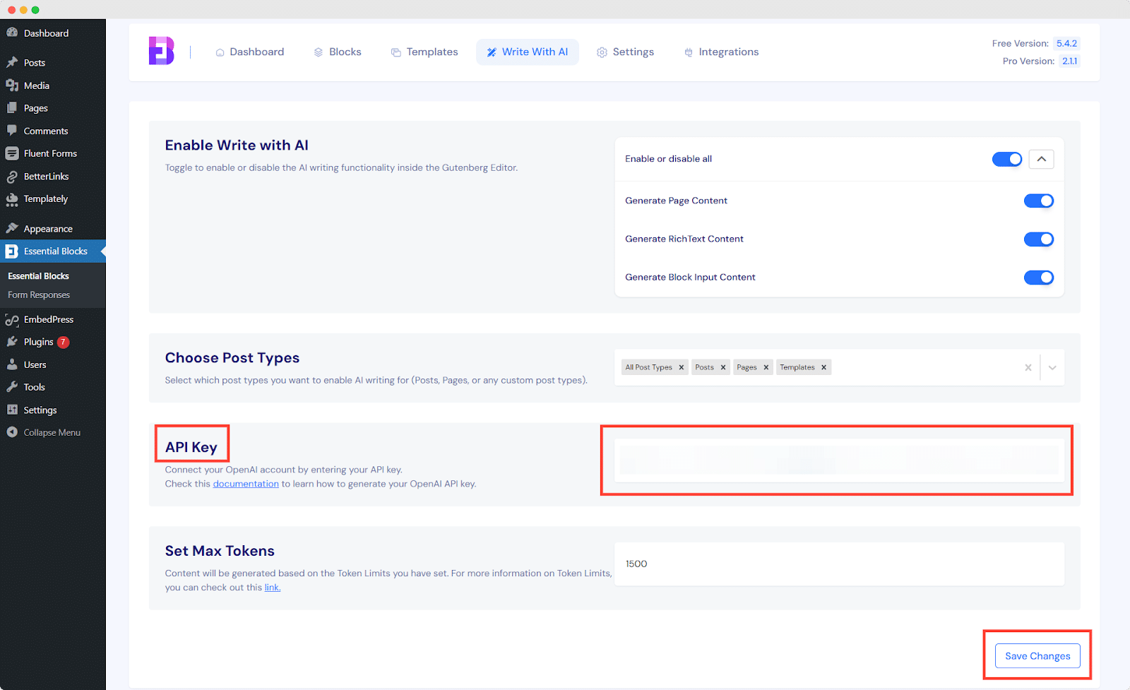 How To Generate AI Content In RichText & Input Fields Using Essential Blocks