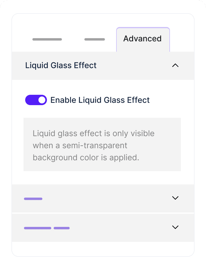 Liquid Glass Effect