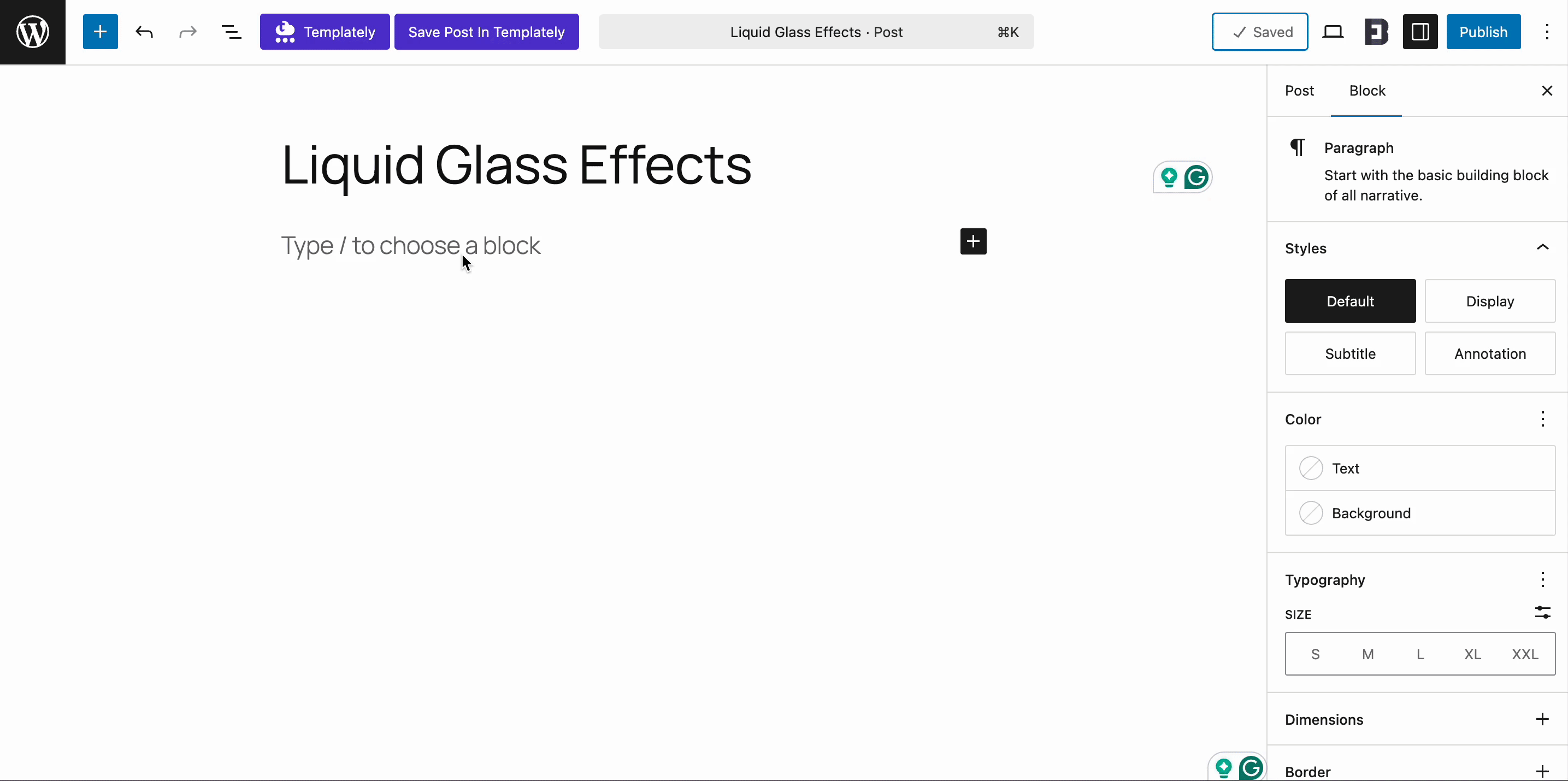 Add EB Liquid Glass Effect