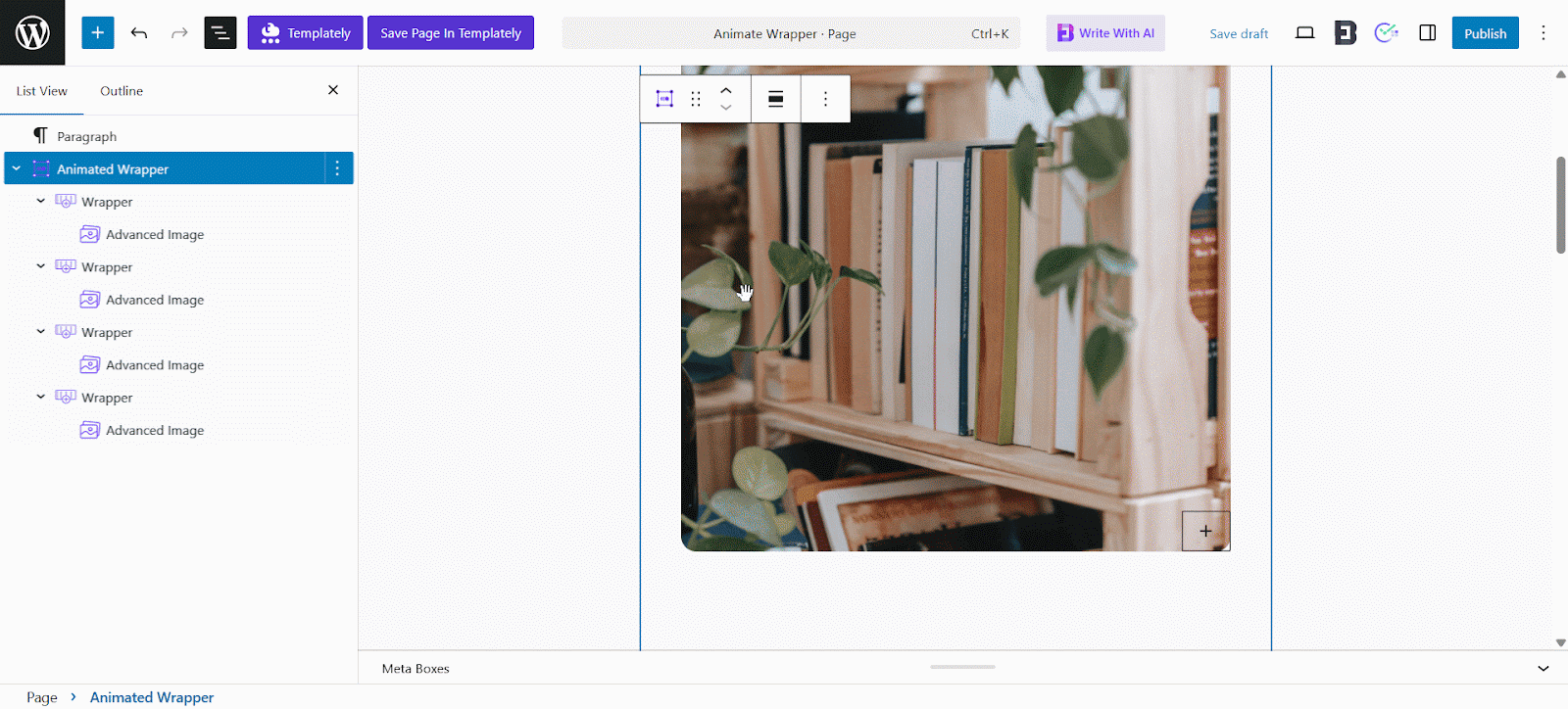 EB Animated Wrapper 3 Find 7 Animation Types