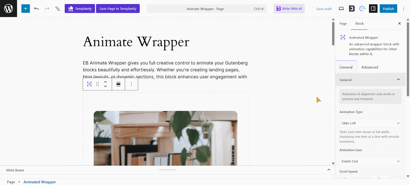 EB Animated Wrapper 4 Animation Type