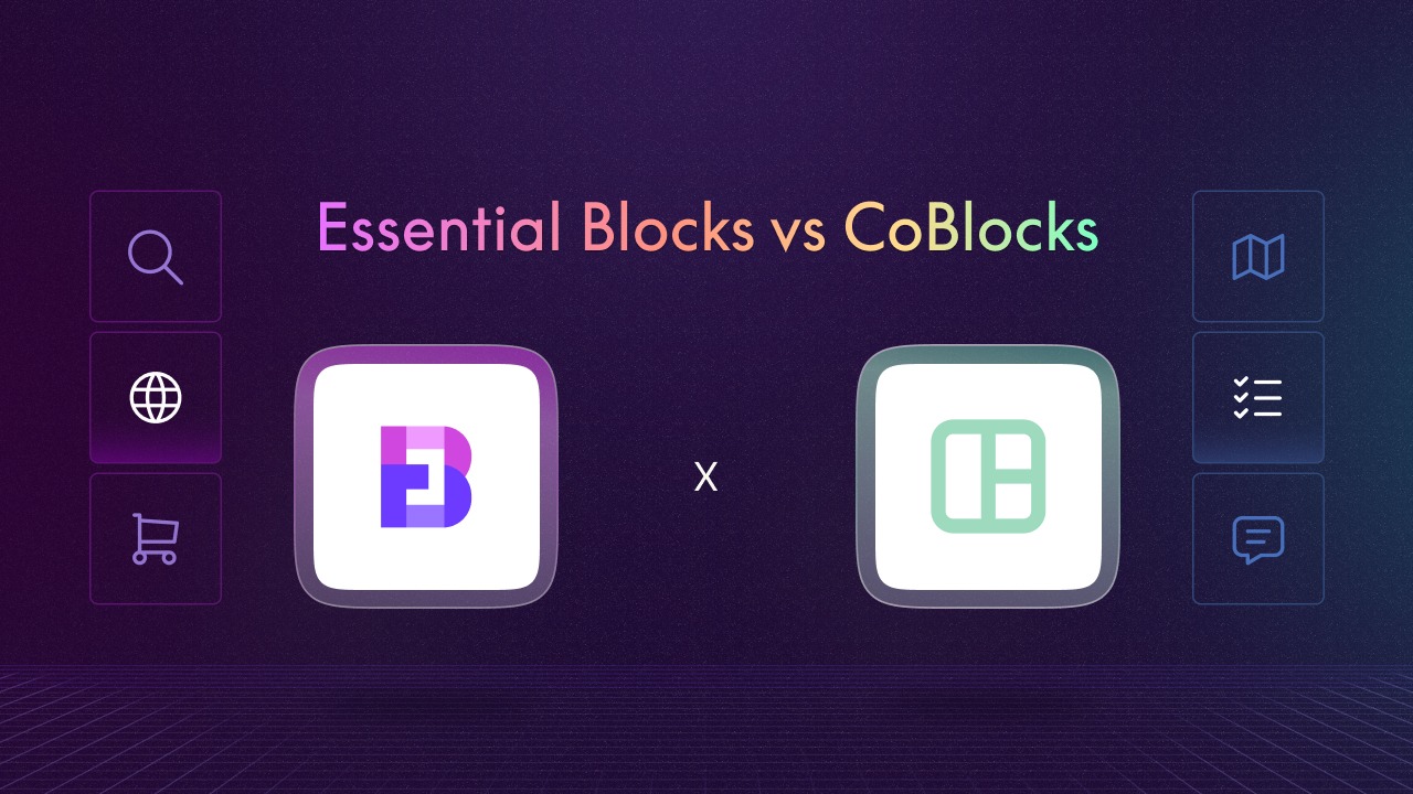 CoBlocks vs Essential Blocks: Best Gutenberg Editor Plugins Compared for 2026 2 This in-depth comparison breaks down how Gutenberg block plugins (CoBlocks & Essential Blocks) perform across AI integration, block library growth, FSE compatibility, global styling and WooCommerce customization.