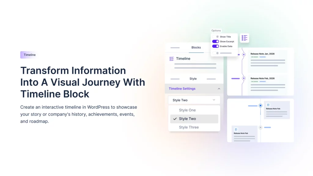 Timeline | Essential Gutenberg Blocks for WordPress