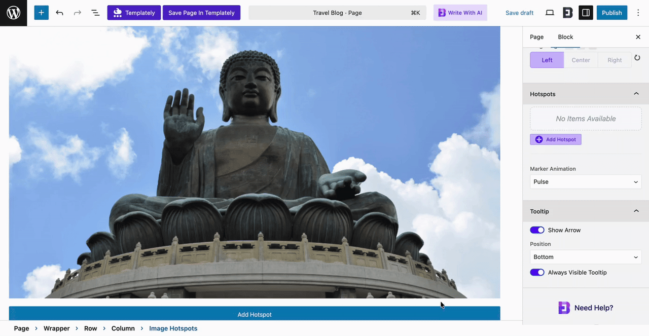 How to Add an Image Hotspot Block on a Gutenberg Website 5 Insert Image Hotspot