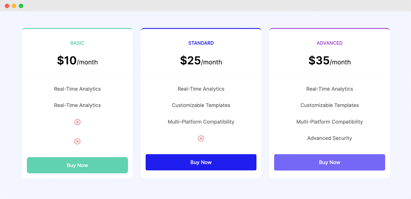 10+ Web Design Principles That Everyone Should Know in 2026 5 Pricing Table in Gutenberg
