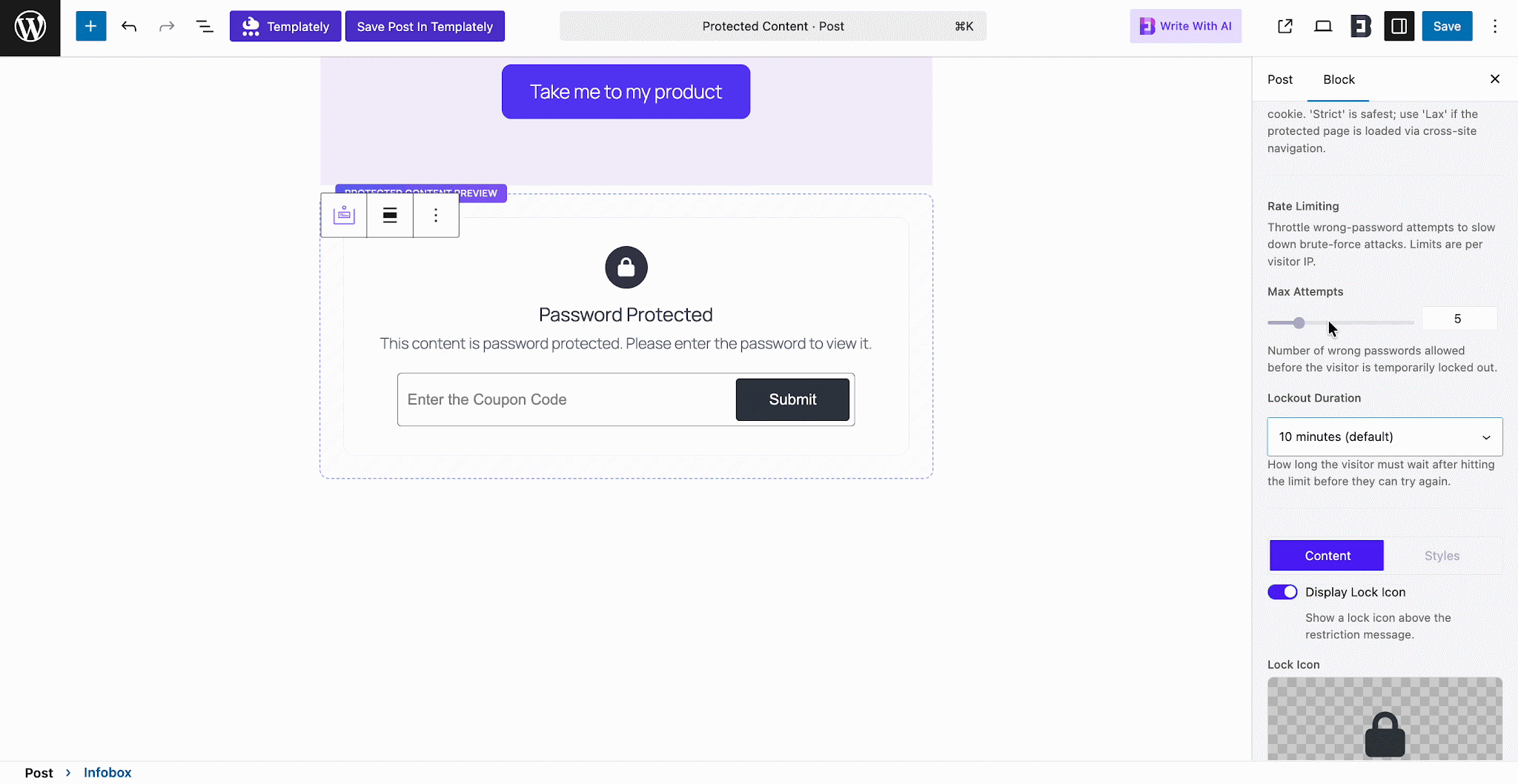 Introducing Protected Content in WordPress: Stop Unauthorized Access on Your Website 8 Rate Limiting