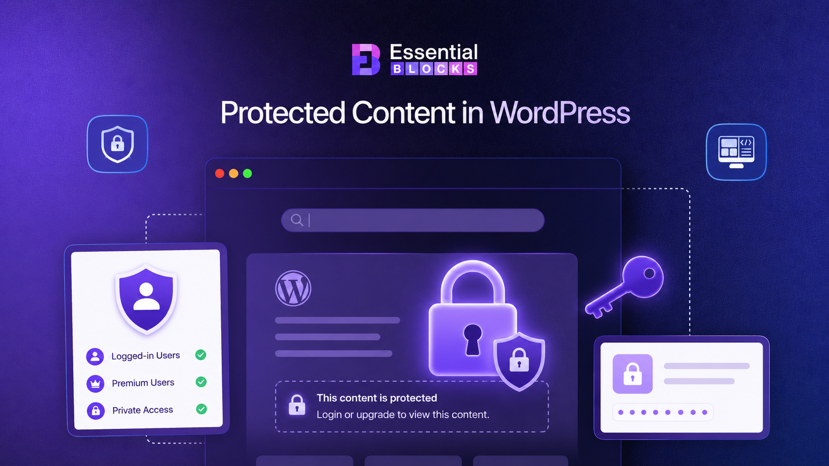 Introducing Protected Content in WordPress: Stop Unauthorized Access on Your Website 3 Why Choose Essential Blocks Protected Content?