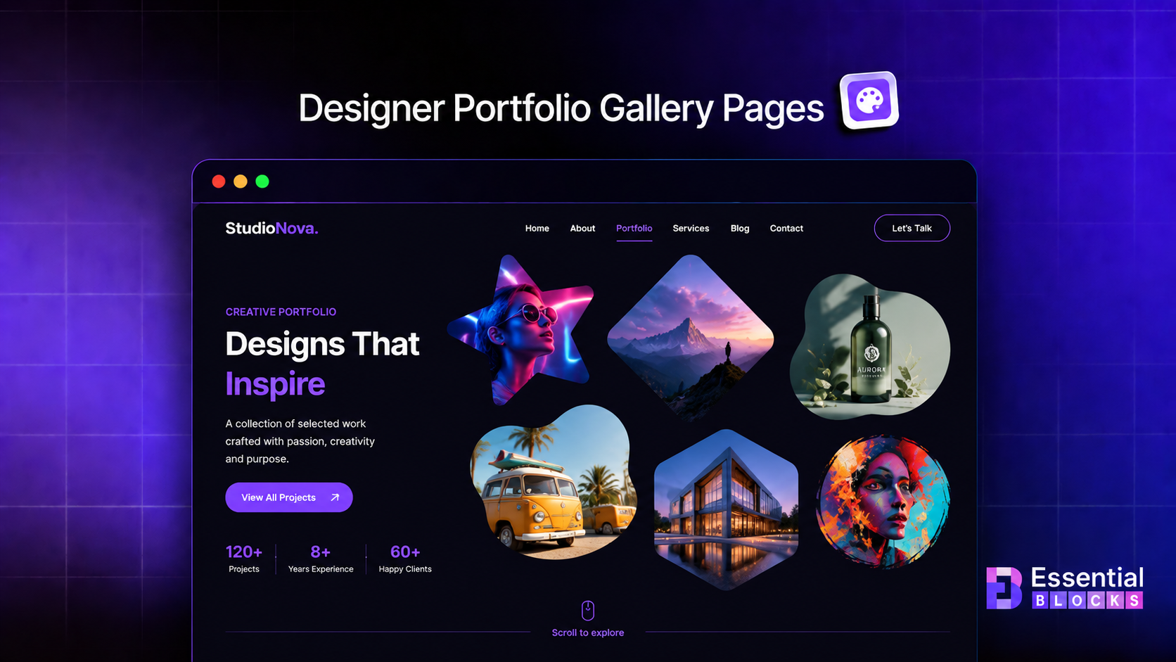 How to Create Image Masking & Morphing Effects in Gutenberg 14 Portfolio Websites